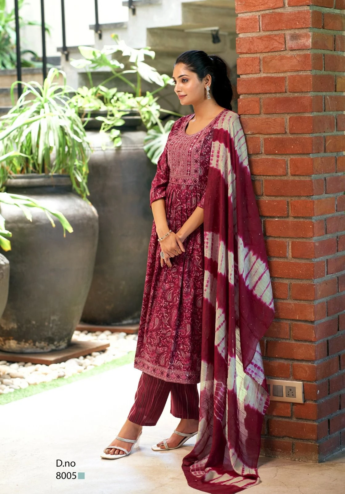 Mystic 9 Sara Vol 8 Rayon Capsule Foil Print Wholesale Readymade Salwar Suit Catalog — Wholesale Readymade Suit, MPA wholesale from Surat - Gallery Image 3
